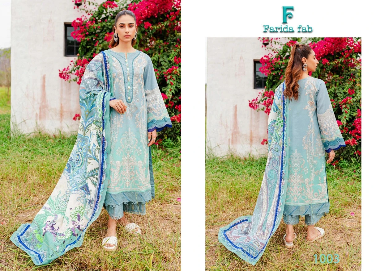 Vardan Ethnic Farida Fab Concept-B Cotton Wholesale Pakistani Salwar Suit Catalog — Wholesale Pakistani Suits, MPA wholesale from Surat - Gallery Image 4